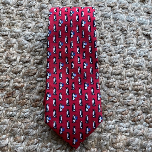 Tommy Hilfiger Other - Tommy Hilfiger Silk Penguin Tie